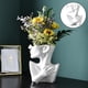 thumbnail image 4 of Maceta creativa, modelo de florero, arreglo Simple, maceta para , familia, jarrón , bonsái, maceta, decoración blanca, 4 of 10