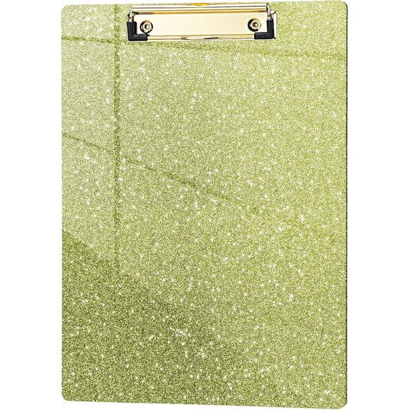 Plastic Acrylic Glitter Clipboard, 8.5x11" Stardard Letter A4 Size Clipboards for Classroom, Taecher, Women.Cute Confetti Clip Board, Office Supplies, School Supplies.