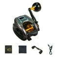 thumbnail image 1 of USB Rechargeable Carbon Fiber Baitcasting Reel 9+1BB Electric Fishing Reel, 1 of 8