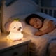 thumbnail image 4 of Luz nocturna de elefante | Lámpara de dormir de dormitorio de silicona • USB recargable • Control de toque regulable • Rosa, azul | Iluminación ambiental de mesilla para protección ocular | Batería, 4 of 6