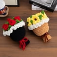 thumbnail image 2 of Ramo de Flores de Crochet Hecho a Mano – Arreglo Floral Artificial Reutilizable para Regalos y Decoración Del Hogar, 2 of 21