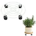 thumbnail image 2 of Gnwei Plant Caddy with Wheels Heavy Duty Metal Iron Large Potted Plant Stand Holder Move Around Indoor Outdoor Garden Patio Flower Pot Planter Adjustable Rolling Dolly Casters, 2 of 7