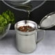 thumbnail image 2 of Botellas de aceite para aceite usado | Bandeja de acero inoxidable para grasa de 1000 ml con filtro metálico | Recipiente para aceite de cocina usado y grasa, 2 of 6