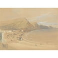 thumbnail image 2 of David Roberts 24x19 Black Ornate Framed Double Matted Museum Art Print Titled: Sidmouth (1845), 2 of 5