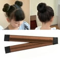 thumbnail image 4 of Bun Donut Machine à Cheveux Naturel Réaliste Fermement Fixé Donut Cheveux Pli Wrap Snap pour Parti, 4 of 7