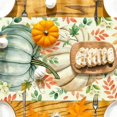 thumbnail image 3 of Pumpkin Eucalyptus Leaves Fall Table Runner, Autumn Thanksgiving Kitchen Table Decorations for Home Party Decor (Pumpkin 2, 13x72 inches), 3 of 6