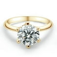 thumbnail image 2 of K-KED 0.5ct/1ct/2ct/3ct Moissanite Engagement Ring Sterling Silver Solitaire Ring, 2 of 9