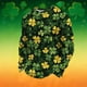 thumbnail image 1 of Ceisia Men's Loose Fit Waffle Knit Sweatshirt - St. Patrick's Day Green & Gold Festive Print Green L Gifts, 1 of 5