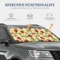 thumbnail image 4 of Zufioo Cherries and Ladybirds Print Folding Car Windshield Sun Visor, Anti-ultraviolet Sun Visor, Suitable for Trucks, Vans Car Accessories-Small, 4 of 6