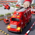 thumbnail image 3 of Flynow Fire Truck Car Toy for Toddler Age 3+, Toy Set with Light Sound, Christmas Birthdays Gift for Kids Boy Girl 3 4 5 6 7 8 Year Old, 3 of 10