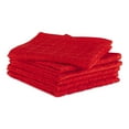 thumbnail image 2 of DII Basic Terry Collection Washable Red Solid Print Terry Dish Cloths (6 Count), 2 of 5