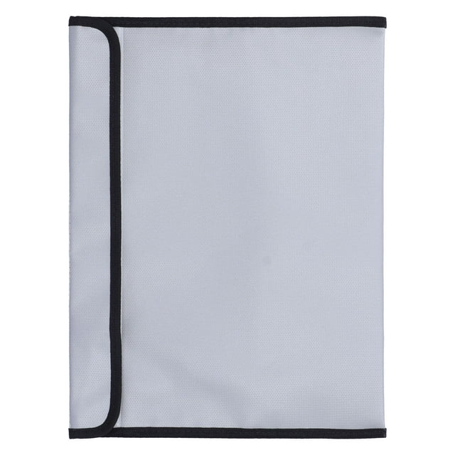 Bolsa de almacenamiento segura ignífuga, bolsa segura ignífuga de 38x28 cm, bolsa para documentos ignífuga, diseño elevado
