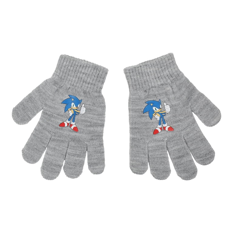 Gants Chauffants Pour Enfant Sonic The Hedgehog Baskets Pour Garu00e7ons, Bleu, 2 UK, 34 EU Gants Equitation Enfant