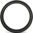 thumbnail image 2 of Titanium Brushed Center Black Ip-Plated 9mm Band (Size 13.5) Made In China tb268-13.5, 2 of 5