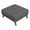 Dark Gray, variant on Allen Mid Century Modern Velvet Ottoman in Gold