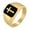 Gold, variant on Men's Stainless Steel Vintage Enamel Square Cross Rings Biker Rock Cocktail Party Ring Silver Size 12