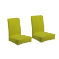 thumbnail image 1 of Naiovety 2 piezas de fundas para sillas divididas de grano de maíz, funda protectora sólida resistente al desgaste, Protector exterior, elementos Decoración del hogar Amarillo Naiovety HA012477-07, 1 of 6
