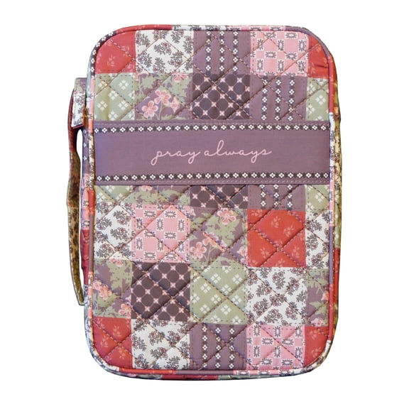 Bible Cover Quilted Pray Always XL NEW With Front Pocket