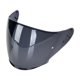 thumbnail image 2 of Visera de casco, repuestos compatibles, piezas de reparación, accesorios resistentes para casco Negro, 2 of 9