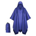 thumbnail image 1 of Two sets Three-in-one Cape Raincoat Adult Outdoor Hiking And Mountaineering Riding Lightweight Portable Multifunctional Poncho, 1 of 3