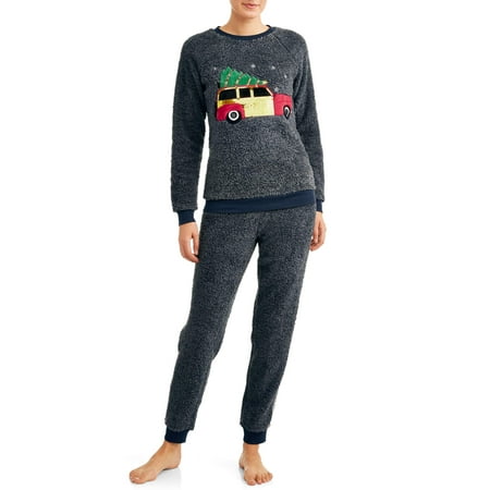 Jamber Set - Jammers Women's and Women's Plush Car/Tree Plush Twosies Set