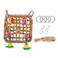 thumbnail image 2 of Visland Bird Swing Toy, Metal Buckel Chain Hanging Hook Wall Bird Toy Cage Decor for Parrot Macaw African Greys Budgies Cockatoo Parakeet Cockatiels Conure Lovebird, 2 of 7