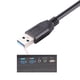 thumbnail image 3 of Cable Fankiway Micro USB 3.0 a USB 3.0 de alta velocidad para disco duro externo HDD de 0,3 a 5 m, 3 of 6