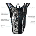 thumbnail image 3 of Mochila de hidratación Zavothy Rave ligera con bolsa de 2 litros, 3 of 6