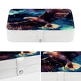 thumbnail image 4 of Animal Portable PU Leather Jewelry Organizer with Removable Compartment, Storage Box, Necklace Holder, and Travel Organizer, 4 of 6