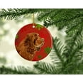 thumbnail image 2 of Carolines Treasures SS4717-CO1 Sussex Spaniel Flocons de Neige Rouges Ornement en Céramique de Noël, 2 of 2