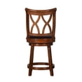 thumbnail image 6 of Pemberly Row Traditional Wood 23.5" Counter Stool in Rustic Oak Brown, 6 of 9