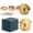 Yellow, variant on Aluminum Alloy Grinder – Shape Grinder for Pepper, Herbs, Spices, Kitchen Tool (Set)