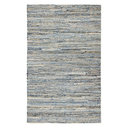 Austin Four Light - Austin Denim and Jute Rug 4' x 6'