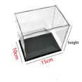 thumbnail image 3 of Vitrina de acrílico transparente a prueba de polvo, caja organizadora de escritorio para figuras de acción, modelos de automóviles, colecciones de arte y protección, 3 of 5