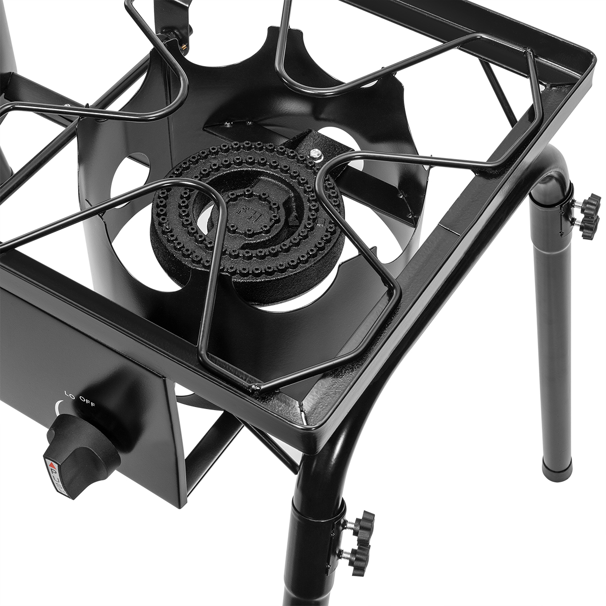 Barton Outdoor 70000 BTU 2-Burner Stove 95512-1 High-Pressure Grill Cooker BBQ Camp Gas Stove Stand - image 4 of 7