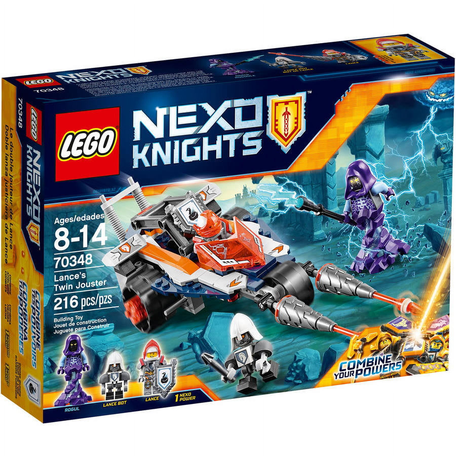Nexo Knights Lance vs. Lightning Set LEGO 70359 - Walmart.com
