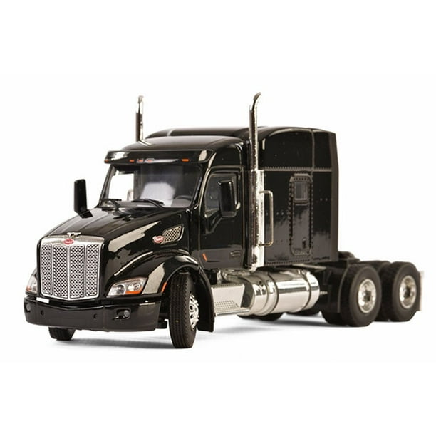Peterbilt 579 6X4 3 Axle Truck, Black - WSI Models 33-2026 - 1/50 Scale