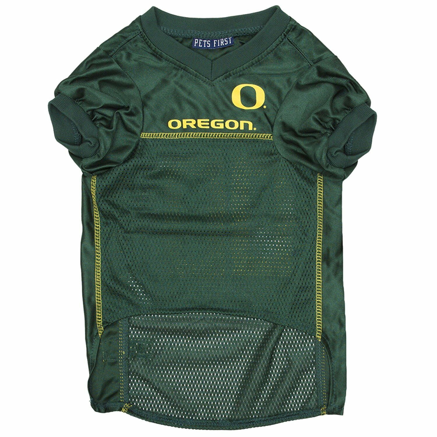 Pets First Collegiate Oregon Ducks Football/Basketball Mesh Jersey for Pet Dog. available in 40+ Teams - Small