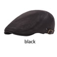 thumbnail image 2 of Guardurnaity Boinas masculinas Gorra de estilo francés Ajustable PU Sombrero de cuero Newsboy Gorras Casual Moda Algodón Sombreros Decoración Pintor Otoño Sombreros Negro Ajustable Guardurnaity AP013441-01, 2 of 6