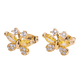 thumbnail image 1 of Aretes para Mujer LuckyLy de Mariposa con Cristal y Zirconias, Modelo Gina dorado UNITALLA, 1 of 7