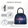 thumbnail image 4 of Xecao Planets Stars And Galaxies1 Lunch Bag , an insulated, reusable tote bag perfect for adults of all genders, ideal for work, office, picnics and beach trips, 4 of 6