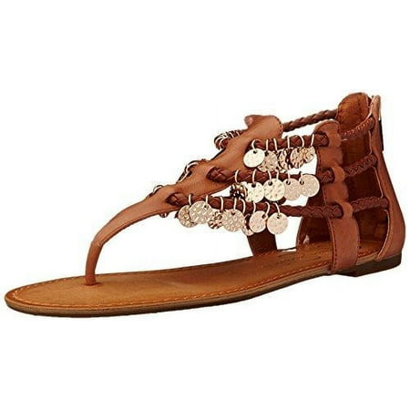 Jessica Simpson Women's Geisela Gladiator Fashion Sandal, Light Luggage Brown
