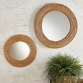 thumbnail image 2 of Creative Brands  Rattan Round Mirror - Small, 2 of 2