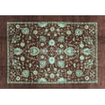 thumbnail image 1 of Ahgly Company Indoor Rectangle Abstract Light Blue Modern Area Rugs, 8' x 10', 1 of 4