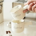thumbnail image 4 of Ceramic Creamer With Double Measurement Indicators And Silver Trim Precise Pouring For Coffee Seasonings Elegant Deck, 4 of 8