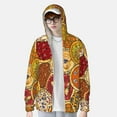 thumbnail image 4 of Kll Pies Print Men'S Women’s Upf 50+ Sun Protection Outdoor Hoodie Jacket Long Sleeve Fishing Hiking Performance Shirt- 3x-Large, 4 of 8
