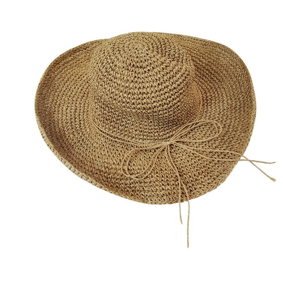 Straw Hat for Women Beach New Women Ladies Summer Wide Floppy Beach Cap
