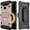 Rose Gold, variant on GSA Tough Holster Case Kickstand for LG V50 ThinQ - Rose Gold/Black