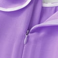 thumbnail image 5 of Milgrthf Tween Dirl's Babydoll Collar Summer Dress Puffle Sleeve Summer Casual Mini Princess Dress Purple, 5 of 6