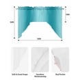 thumbnail image 6 of Turquoise Ombre Kitchen Swag Valances for Windows, Modern Abstract Art Swag Valances Curtains for Living Room, Rod Pocket Window Treatments for Bathroom, Bedroom, Cafe, 56"x36", 6 of 6